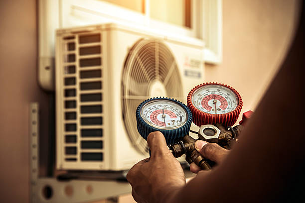Professional Emergency Hvac technician working in Wagontown, PA